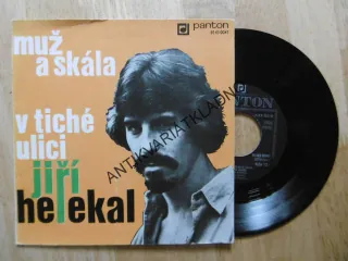 JIŘÍ HELEKAL, MUŽ A SKÁLA, V TICHÉ ULICI, MALÁ DESKA