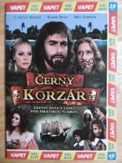 ČERNÝ KORZÁR, KABIR BEDI, DVD FILM