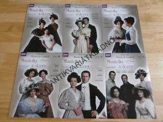 ROMANCE ELIZABETH GASKELL, MANŽELKY A DCERY, 1. - 6., 6 X DVD FILM