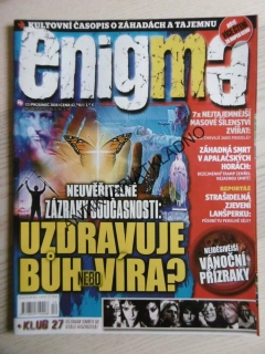 ENIGMA, 12/2020, UZDRAVUJE BŮH NEBO VÍRA?