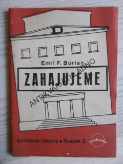 ZAHAJUJEME, EMIL F. BURIAN, KNIHOVNA OBZORY, 2.