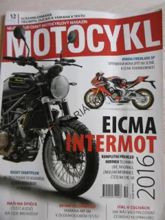 MOTOCYKL, 12/2016, ČASOPIS