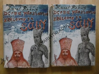 DCERA PŘESLAVNÉ KRÁLOVNY ZE SÁBY,REŽNÝ, 1941,REPORTÁŽNÍ ROMÁN, **an