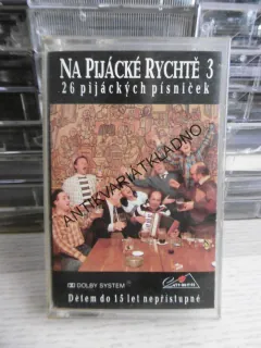 NA PIJÁCKÉ RYCHTĚ 3, 26 PIJÁCKÝCH PÍSNIČEK, MC KAZETA