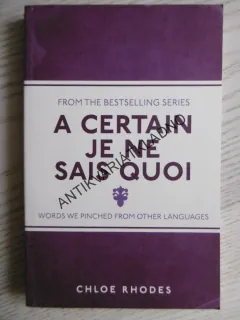 A CERTAIN JE NE SAIS QUOI, CHLOE RHODES, ANGLICKY