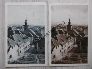 LUBLAŇ, FLORIÁNSKÁ ULICE, KOSTEL, 1922, 2 KUSY