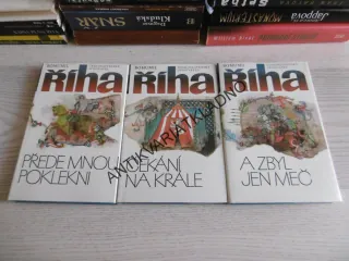 HISTORICKÁ TRILOGIE, BOHUMIL ŘÍHA, 3 KNIHY, **an