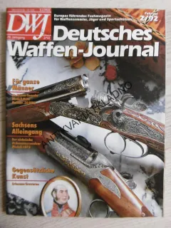 DWJ -DEUTSCHES WAFFEN-JOURNAL, 2/92, NĚMECKY, ČASOPIS ,ZBRANĚ, 
