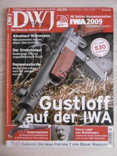 DWJ -DEUTSCHES WAFFEN-JOURNAL, 5/09, NĚMECKY, ČASOPIS ,ZBRANĚ, 