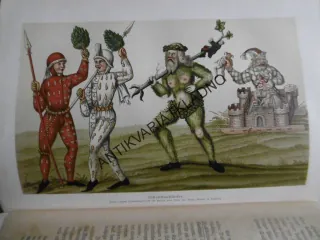 HISTORIE NĚMECKÉ LITERATURY, NĚMECKY,15 LITOGRAFIE, 1904