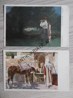 SETKOWICZ: NÁRODNÍ SERERNÁDA, CHLAPEC, FLÉTNA, DŮM, KAŠPAR: DUBROVNIK, KŮŇ, DÍVKA, VODA, PÍTKO, 2 KUSY