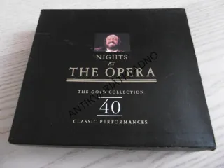 NIGHTS AT THE OPERA, 40 CLASSIC PERFORMANCES, 2 X CD HUDBA