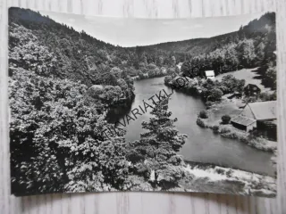 BEČICE, POHLED PROTI TOKU LUŽNICE, 1960, OKRES TÁBOR