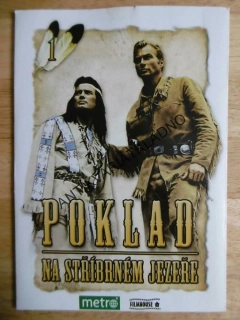 POKLAD NA STŘÍBRNÉM JEZEŘE, KAREL MAY, VINNETOU, BARKER, BRICE, DVD FILM Č.1