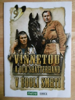 VINNETOU A OLD SHATTERHAND V ÚDOLÍ SMRTI, KAREL MAY, BARKER, DVD FILM Č.9
