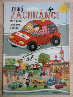 MALÝ ZACHRÁNCE, HRA PLNÁ ZÁBAVY A UČENÍ, SAMOLEPKY
