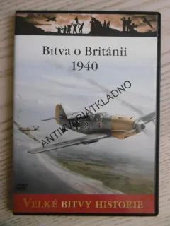 BITVA O BRITÁNII 1940, VELKÉ BITVY HISTORIE, DVD FILM VÁLKA