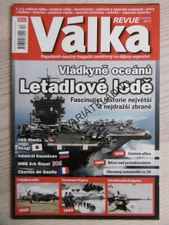 VÁLKA REVUE 12/2012, ČASOPIS VÁLKA, ARMÁDA