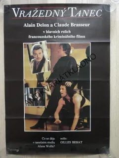 VRAŽEDNÝ TANEC, ALAIN DELON, PLAKÁT 7B