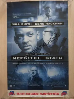 NEPŘÍTEL STÁTU, WILL SMITH, GENE HACKMAN, PLAKÁT 10B