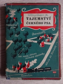 TAJEMSTVÍ ČERNÉHO PSA, ELLERY QUEEN JR., **an