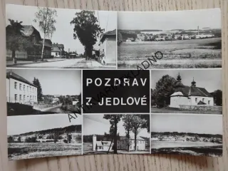 JEDLOVÁ U POLIČKY, OKÉNKOVÁ POHLEDNICE, OKRES SVITAVY