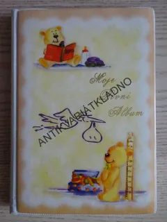 MOJE PRVNÍ ALBUM NA FOTOGRAFIE 10X15 CM, NA 72 FOTOGRAFIÍ + 13X18 4 FOTO