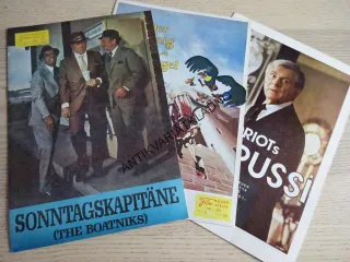 SONNTAGSKAPITÄNE, DER KÖNIG UND DER VOGEL, LORIOTS ÖDIPUSSI, ČASOPIS, NĚMECKY, FILMOVÝ PROGRAM, 3 KUSY