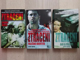 TRILOGIE ZTRACENI, BOJ O PŘEŽITÍ, FALEŠNÁ IDENTITA, ZNÁMKY ŽIVOTA, CATHY HAPKA, FRANK THOMPSON, **an