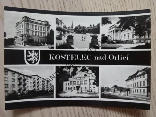 KOSTELEC NAD ORLICÍ, 1974, OKRES RYCHNOV NAD KNĚŽNOU