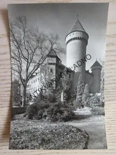 KONOPIŠTĚ, ZÁMEK, HLAVNÍ VĚŽ, 1968, OKRES BENEŠOV