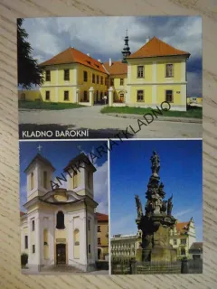 KLADNO - KOSTEL U FLORIÁNA, ZÁMEK, NÁMĚSTÍ OTY PAVLA, NEPOPSANÉ