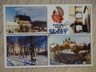 SLANÝ, V ZIMĚ, OKR. KLADNO,