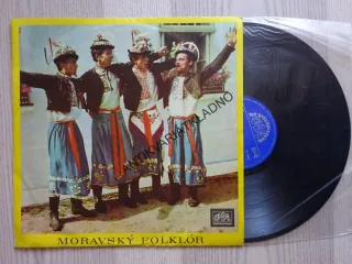 MORAVSKÝ FOLKLÓR, LIDOVÉ PÍSNĚ, LP