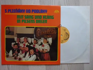 S PLZEŇÁKY OD PODLAHY, PLZEŇ, LIDOVÉ PÍSNĚ, LP