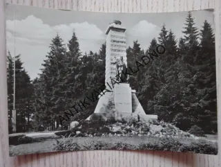 ŠUMAVA, DOMAŽLICKO, BAARŮV POMNÍK NA VÝHLEDECH, OKRES DOMAŽLICE, 1957