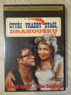 ČTYŘI VRAŽDY STAČÍ, DRAHOUŠKU, DVD FILM 