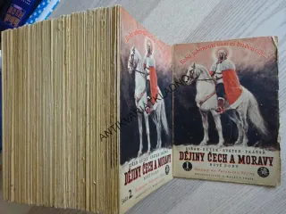 DĚJINY ČECH A MORAVY, 1-3, NOVÉ DOBY, 1939, SEŠITOVÉ VYDÁNÍ, NESVÁZANÉ