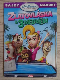 ZLATOVLÁSKA A 3 MEDVĚDI, BAJKY NARUBY, DVD FILM