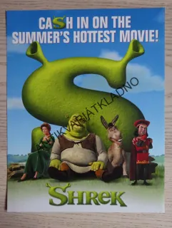 SHREK, REKLAMNÍ LETÁK, FOTOSKA FILM, LOBBY