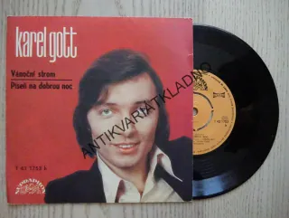 VÁNOČNÍ STROM, PÍSEŇ NA DOBROU NOC, KAREL GOTT, MALÁ DESKA