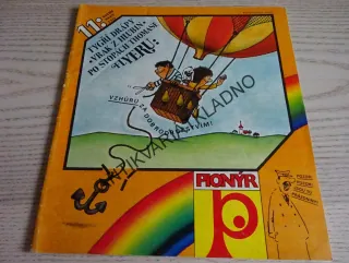 PIONÝR 11/1987, KOMIKS, NEPRAKTA, BURIAN