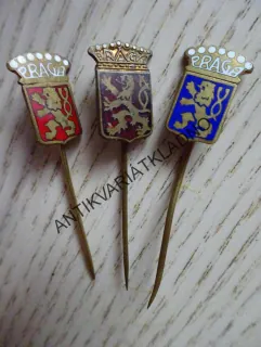 3X PRAGA, ČESKÝ LEV, PRAHA, ODZNAK