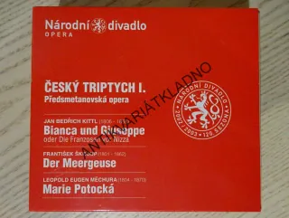 ČESKÝ TRIPTYCH I., PŘEDSMETANOVSKÁ OPERA, CD HUDBA