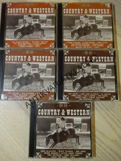 COUNTRY AND WESTERN, 10X CD HUDBA