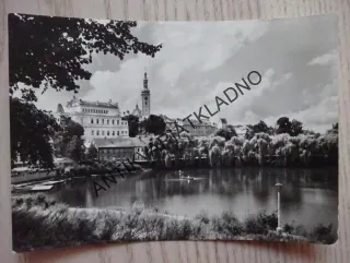 TÁBOR, POHLED OD STŘEDOVĚKÉ PŘEHRADY JORDÁN