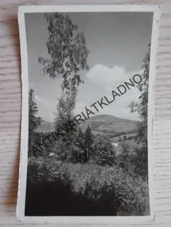 VRCHLABÍ, KRKONOŠE, VÝHLED NA ŽALÝ, 1952, OKRES TRUTNOV 