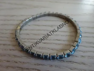 ŠPERK NÁRAMEK S MODRÝMI KAMINKY, STARÁ OZDOBA RETRO