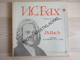 J. S. BACH, PASSION ACCORDING TO ST. JOHN, 3X LP