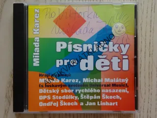 PÍSNIČKY PRO DĚTI, MILADA KAREZ - AUTOGRAM, CD HUDBA